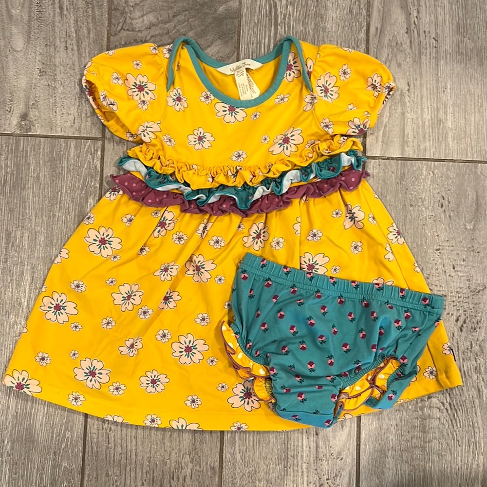 Matilda Jane Yellow Flower Dress 2019 18-24m